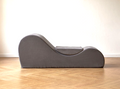 Solace Chaise Lounge Chair Relaxation, Ergonomic Design With Soft Yet Firm High Density Foam Core, Removable Machine Washable Cover, Grey Grey Polyurethane
