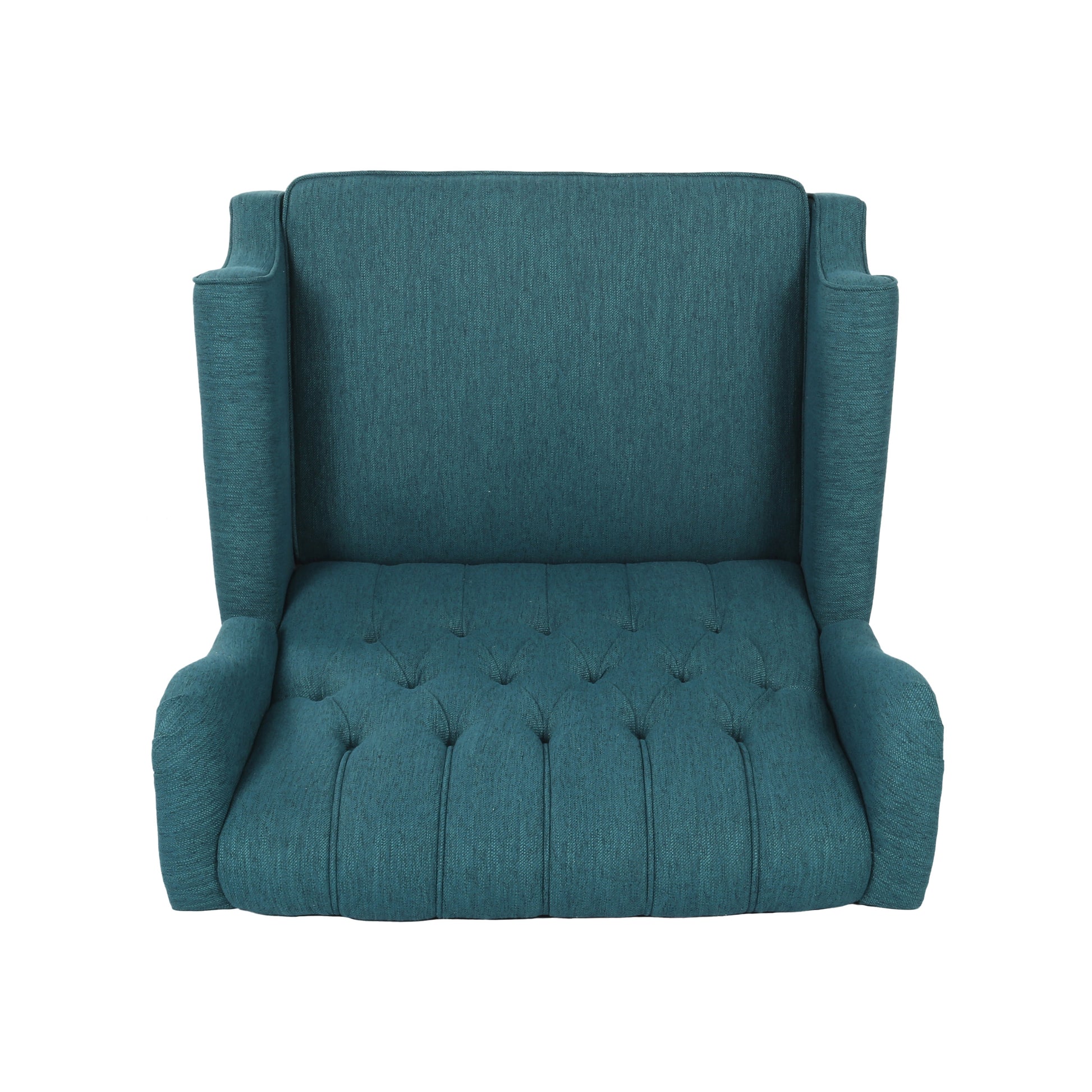 One And Half Seater Recliner Teal Fabric