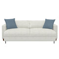 Biana White Pop Up Sleeper Sofa White Foam Engineered Wood 3 Seat
