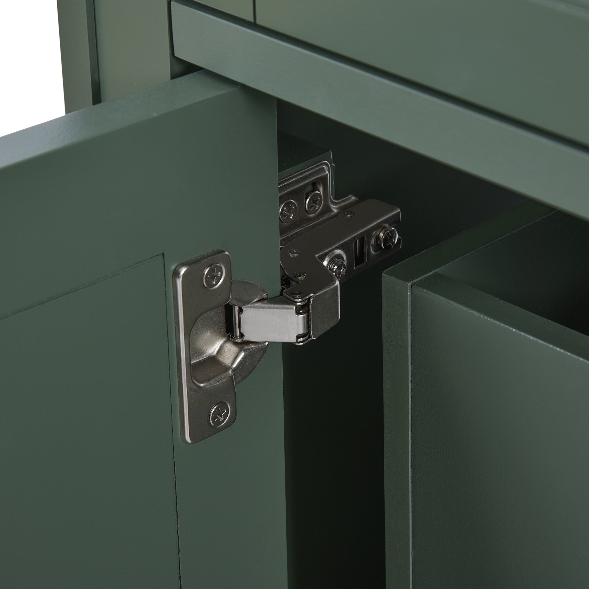 30'' Bathroom Vanity With Top Sink, Modern Bathroom Storage Cabinet With 2 Drawers And A Tip Out Drawer, Single Sink Bathroom Vanity Same As N710S130001F Green Bathroom Modern Solid Wood Mdf Resin