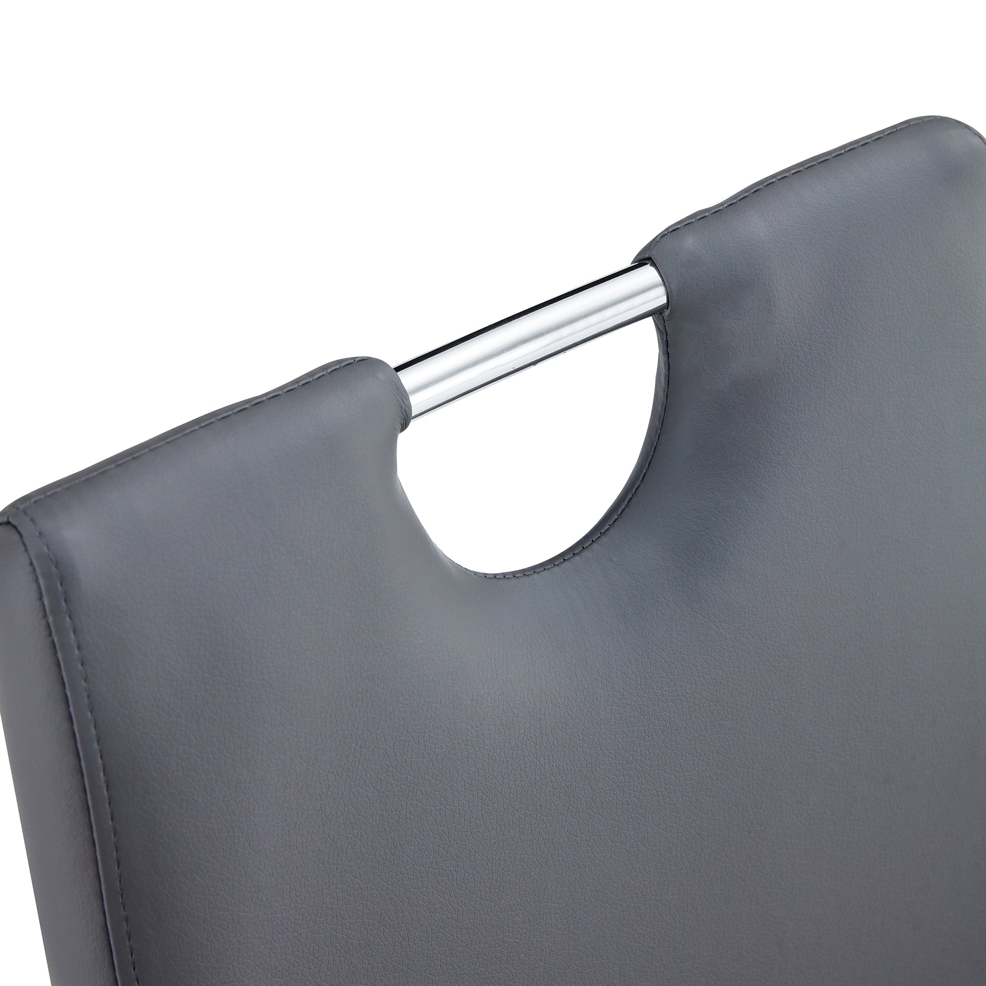 Dining Table Set For 4 6, 5 Piece Dining Table Set, Faux Wood Table Top And Modern Design Mdf Base With 4 Pu Leather Ergonomic Dining Chairs Metal Grey Modern Mdf Metal