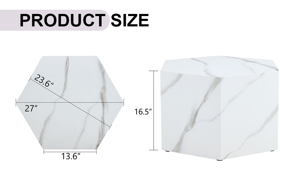 Modern Mdf Coffee Table, With Complex Texture Patterns, Style And Texture Coffee Table To Redefine Your Interior Decoration And Enhance Your Living Space, Stylish And Durable Design White Mdf