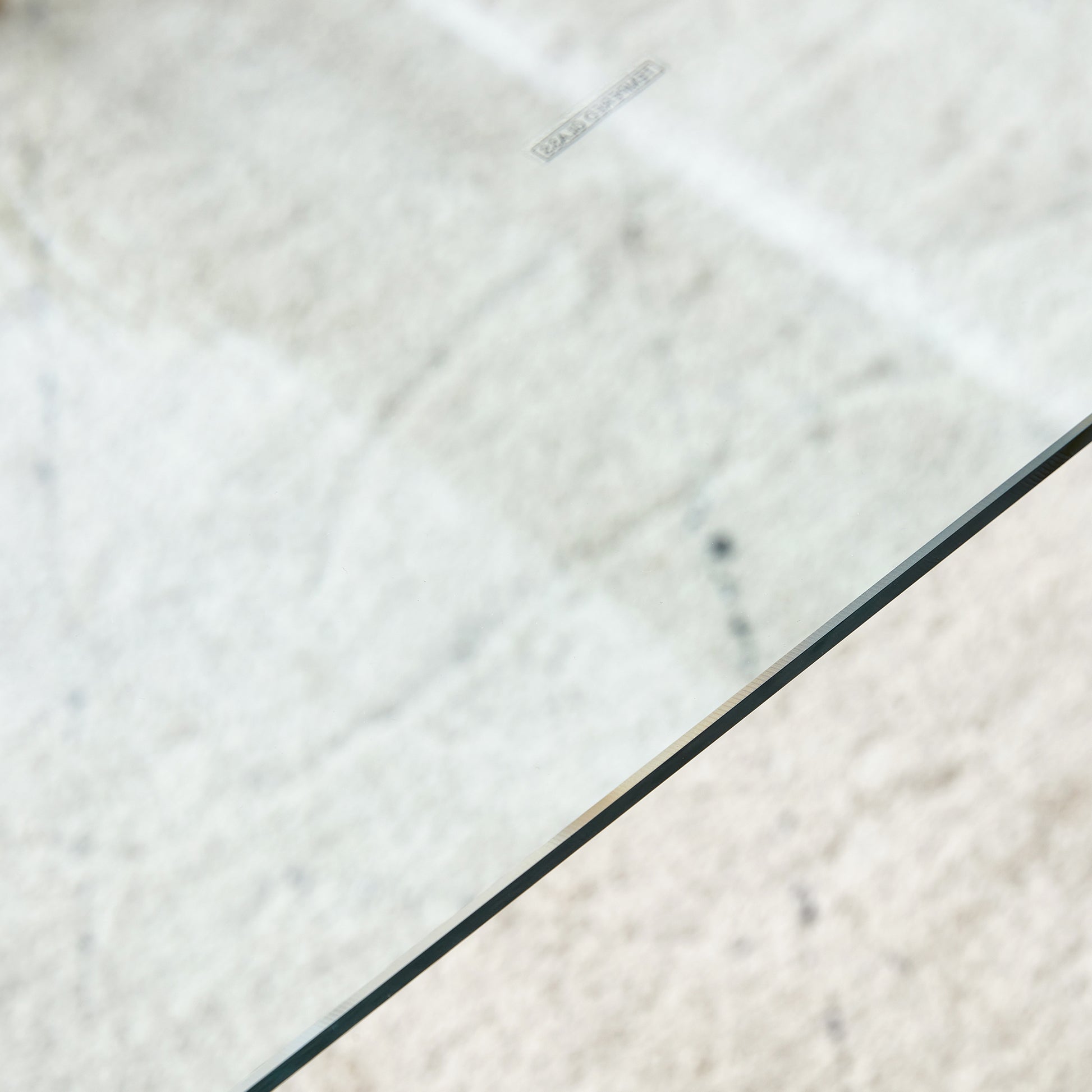 Table And Chair Set.Rectangular Dining Table With Tempered Glass Tabletop And Silver Plating Metal Legs.Paired With 6 Checkered Armless High Back Light Gray Chairs With Electroplated Metal Legs. Transparent Seats 6 Glass Metal