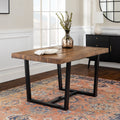 Rustic Metal And Solid Distressed Dining Table Rustic Oak Oak Pine