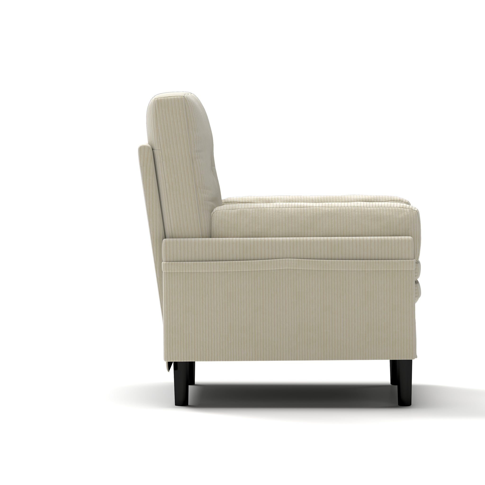 Ivory Sofa Chair With Recline Fuction Ivory Velvet Metal Primary Living Space Medium Soft Loose Back Pillow Top Arms Foam Fabric Metal 1 Seat