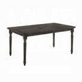 Weathered Grey Dining Table With Rectangular Top Grey Seats 6 Dining Room Rectangular Mdf