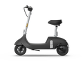 Electric Scooter With Foldable Seat W 35 Miles Operating Range & 15.5Mph Max Speed Black Black Aluminum