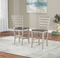 Abacus 5 Piece Dining Set With Drop Leaf Counter Height Table Smoke Grey Smoke Grey Wood