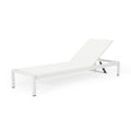 Cape Coral Kd Chaise Lounge Gry Mp2 Set Of 2 White Wood