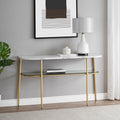Modern Minimal Curved Faux Marble Entry Table Grey Vein Cut Marble Gold Marble Mdf Mdf