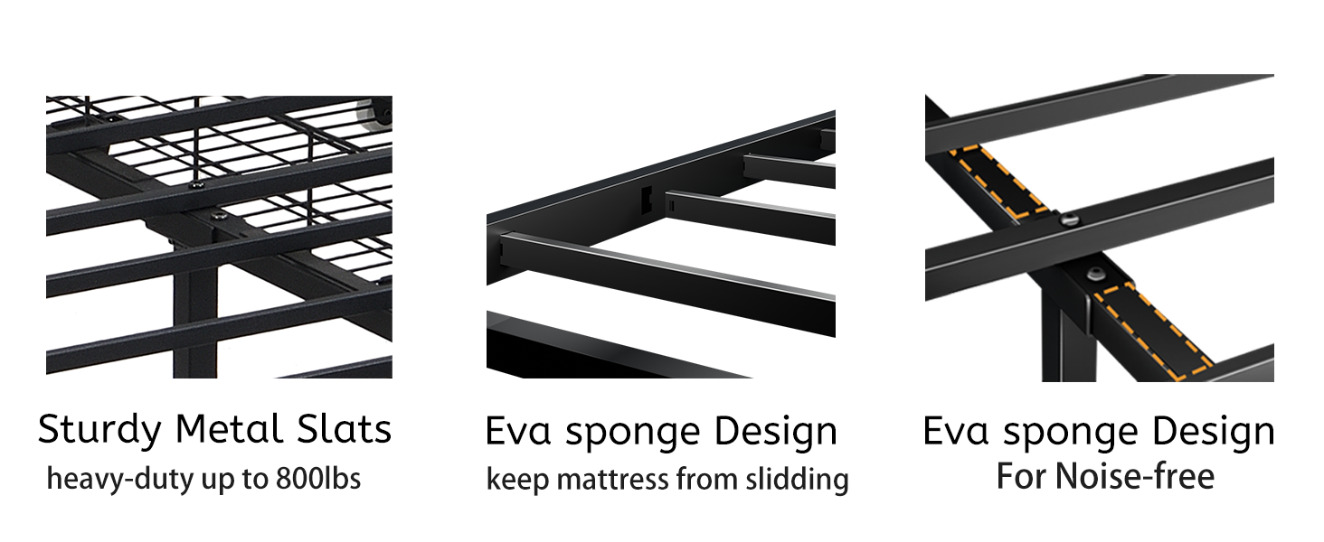 Queen Size Bed Frame With 4 Storage Drawers And 2 Usb Ports, Upholstered Platform Bed Frame With Storage Headboard Charging Station And Metal Slat Support, No Box Spring Needed, Dark Grey. Box Spring Not Required Queen Dark Grey Metal Bedroom Bed Frame