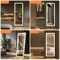 3 Color Lighting Mirror With Led Lights, 71