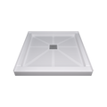 Glasstone Shower Base Smc Solid White Finish 3636 White Bathroom Stainless Steel