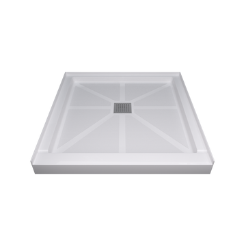 Glasstone Shower Base Smc Solid White Finish 3636 White Bathroom Stainless Steel