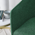 Modern Style Simple And Elegant Chair, Green Leisure Chair, Suitable For Dining Bedroom Living Room Reception Desk Assembly Required Green Green Foam