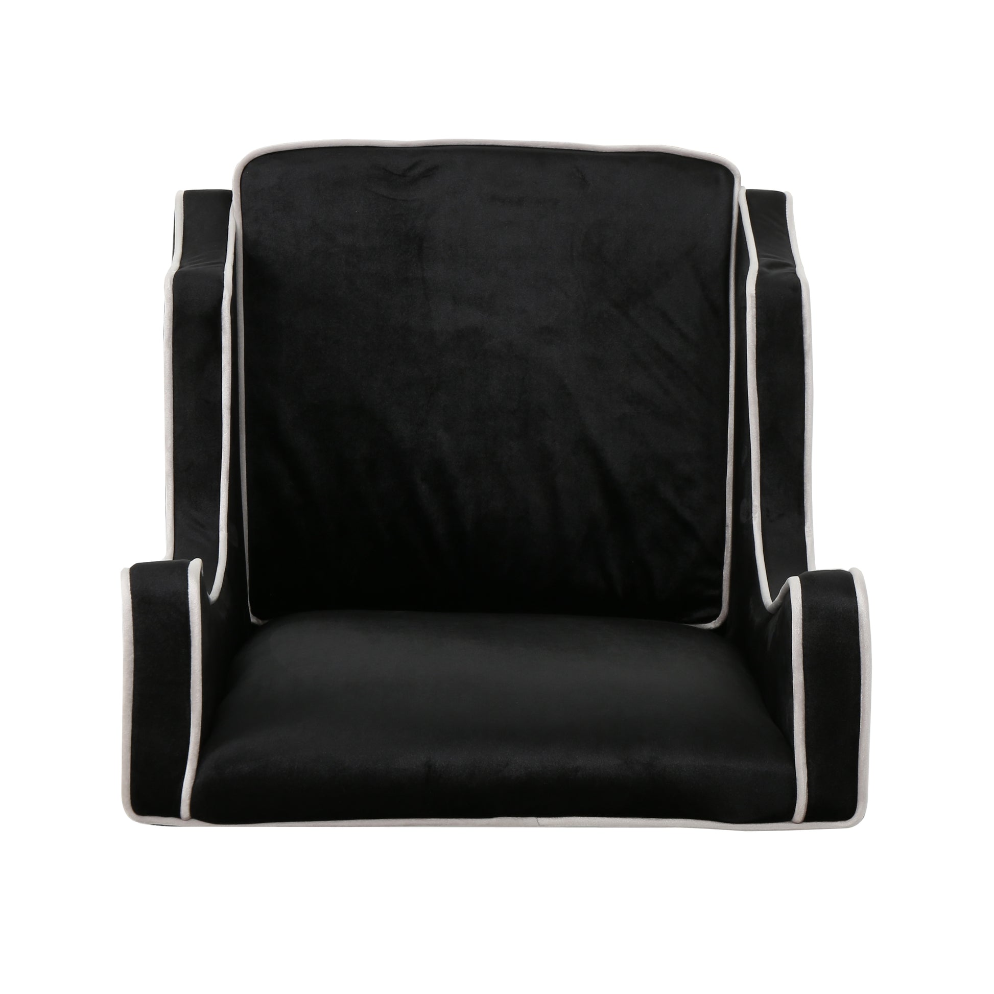 Club Chair Black Velvet