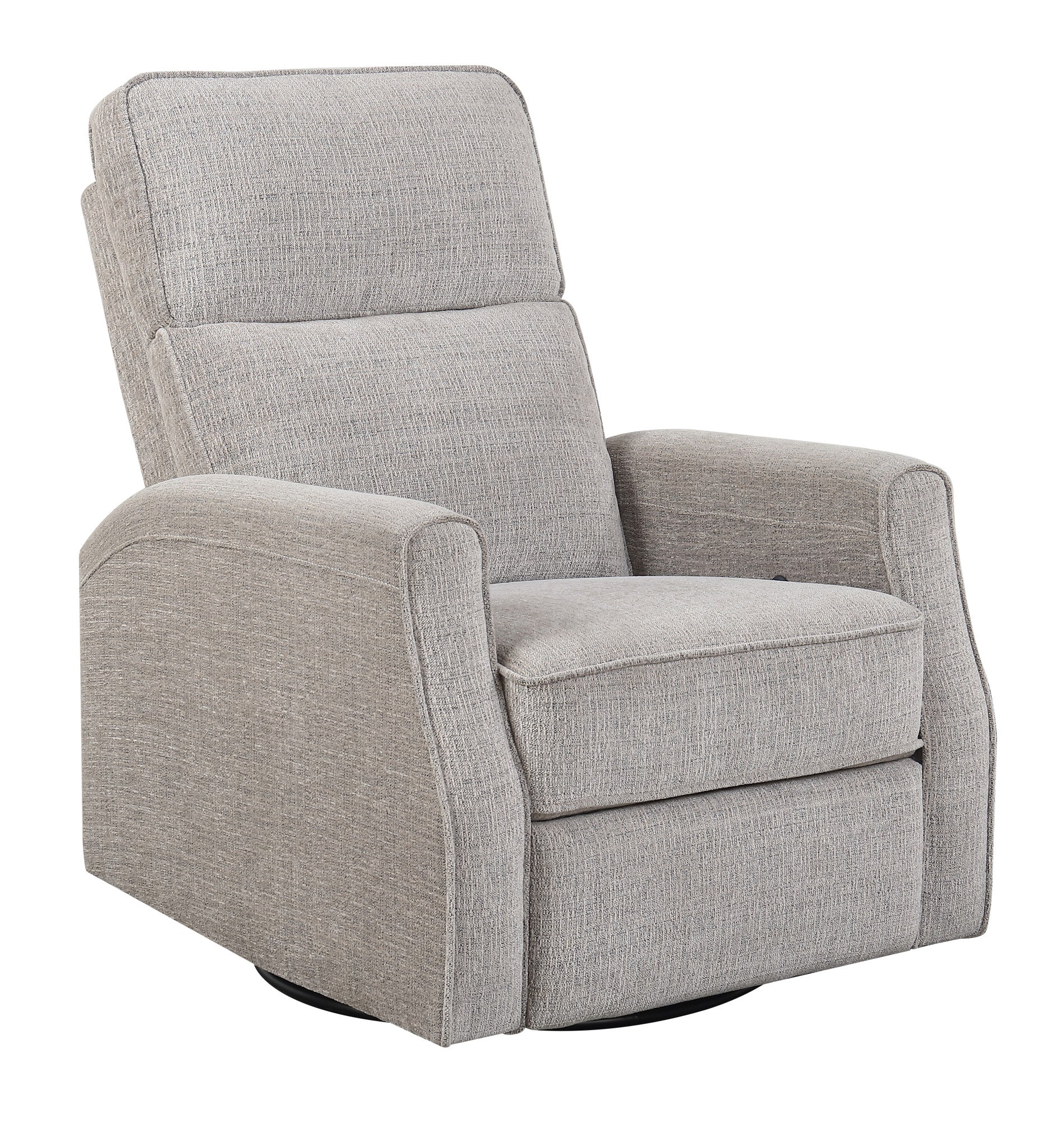 Tavor Tan Swivel Gliding Recliner Tan Foam Engineered Wood