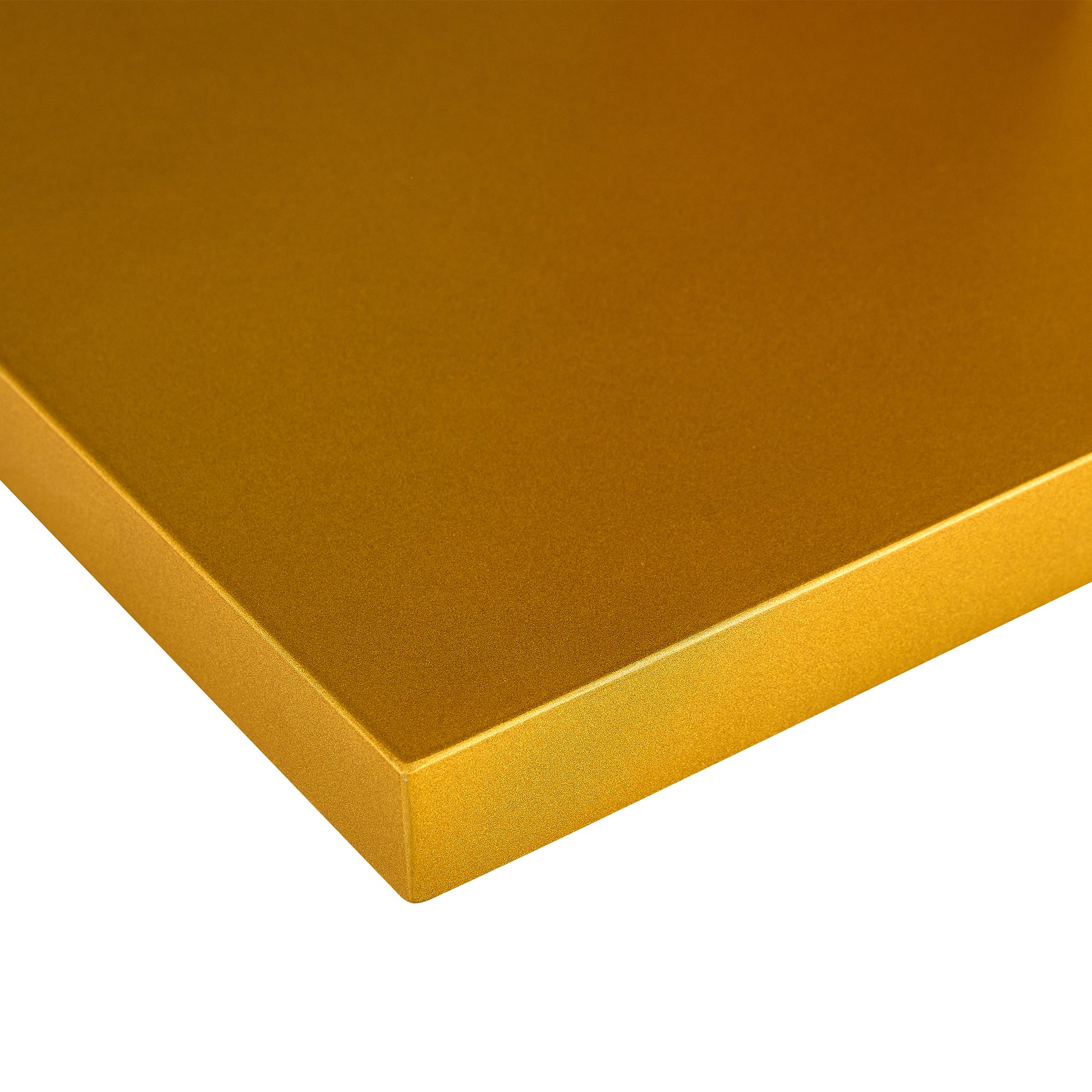 Modern Minimalist Coffee Table. Tempered Glass With Stickers Tabletop,Golden Mdf Pillars. Suitable For Living Room And Dining Room Gold Mdf Glass