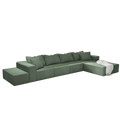 Modern Upholstered Sectional Sofa Couch Set,Modular 132