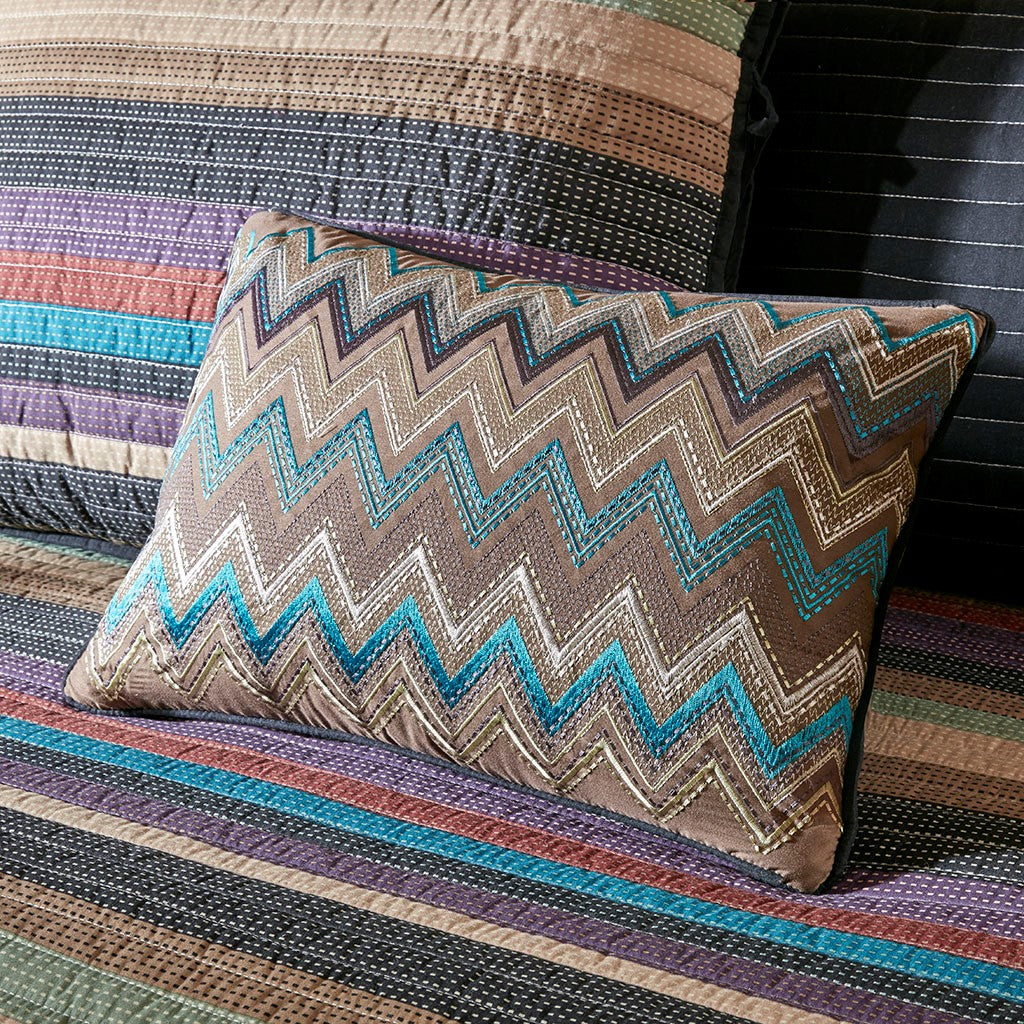 6 Piece Reversible Daybed Cover Set Multi Daybed Multi Polyester
