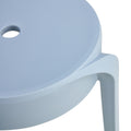 6 Pack Stackable Classroom Stools Plastic Stools Nesting Stools Colorful Round Stools Indoor Outdoor Flexible Seating Decorative Stools Chairs For Home Office School Classroom Blue Dusty Blue Plastic