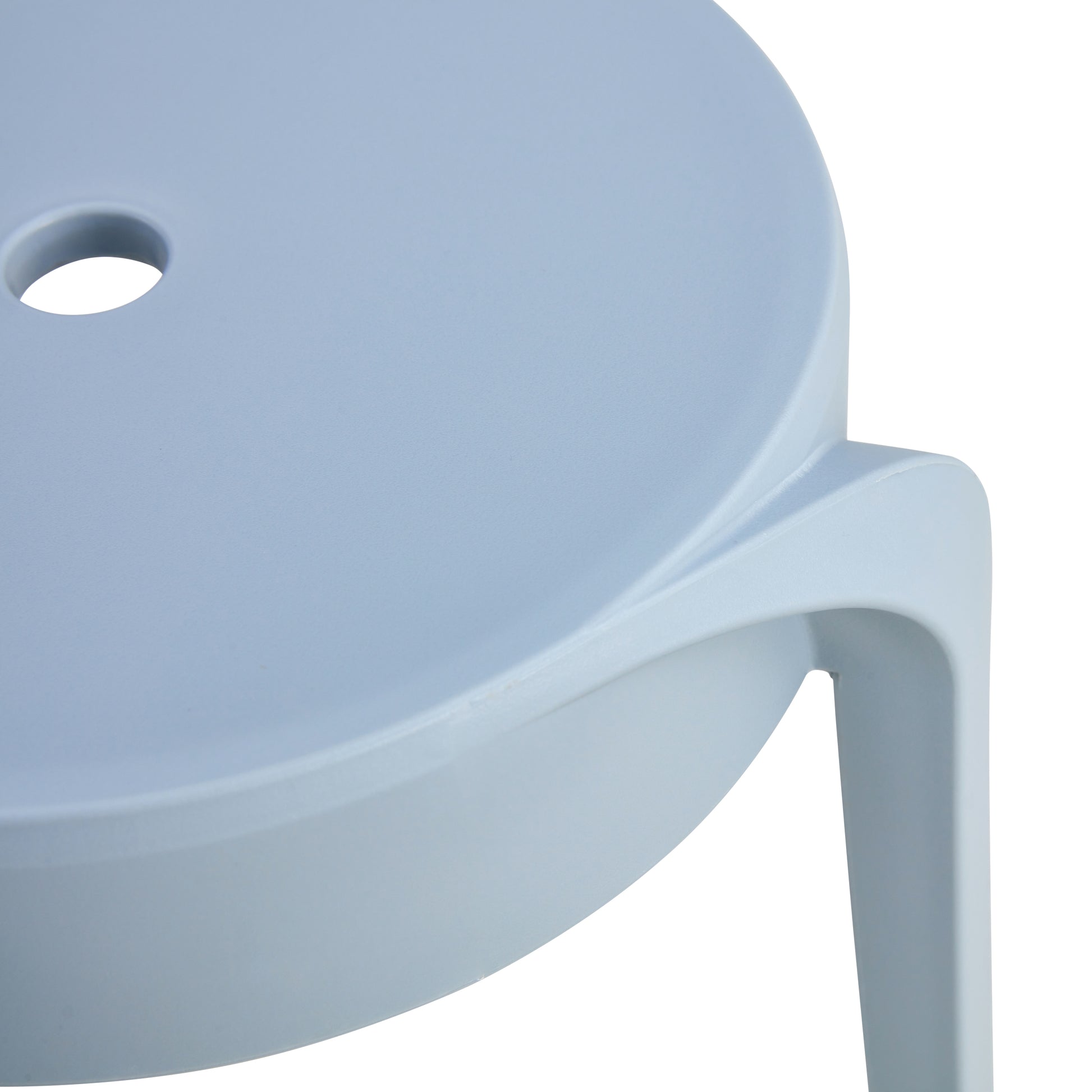 6 Pack Stackable Classroom Stools Plastic Stools Nesting Stools Colorful Round Stools Indoor Outdoor Flexible Seating Decorative Stools Chairs For Home Office School Classroom Blue Dusty Blue Plastic