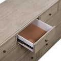 Gray Oak Finish Classic Transitional Bedroom Furniture 1Pc Dresser Of 8 Drawers Wooden Furniture Oak Bedroom Wood