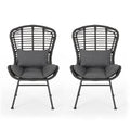 La Habra Chair Grey Iron Plastic