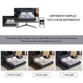 King Size Luxury Upholstered Platform Bed With Removable Cushion And Solid Wood Frame,Suitable For Multiple Heights Of Mattresses,Dark Grey King Dark Grey Upholstered