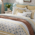 9 Piece Cotton Percale Comforter Set Yellow Cal King California King Yellow Polyester