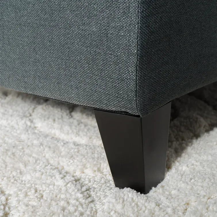 Glouster Storage Ottoman V2 Dark Gray Birch Fabric