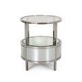 Side Table Clear Tempered Glass