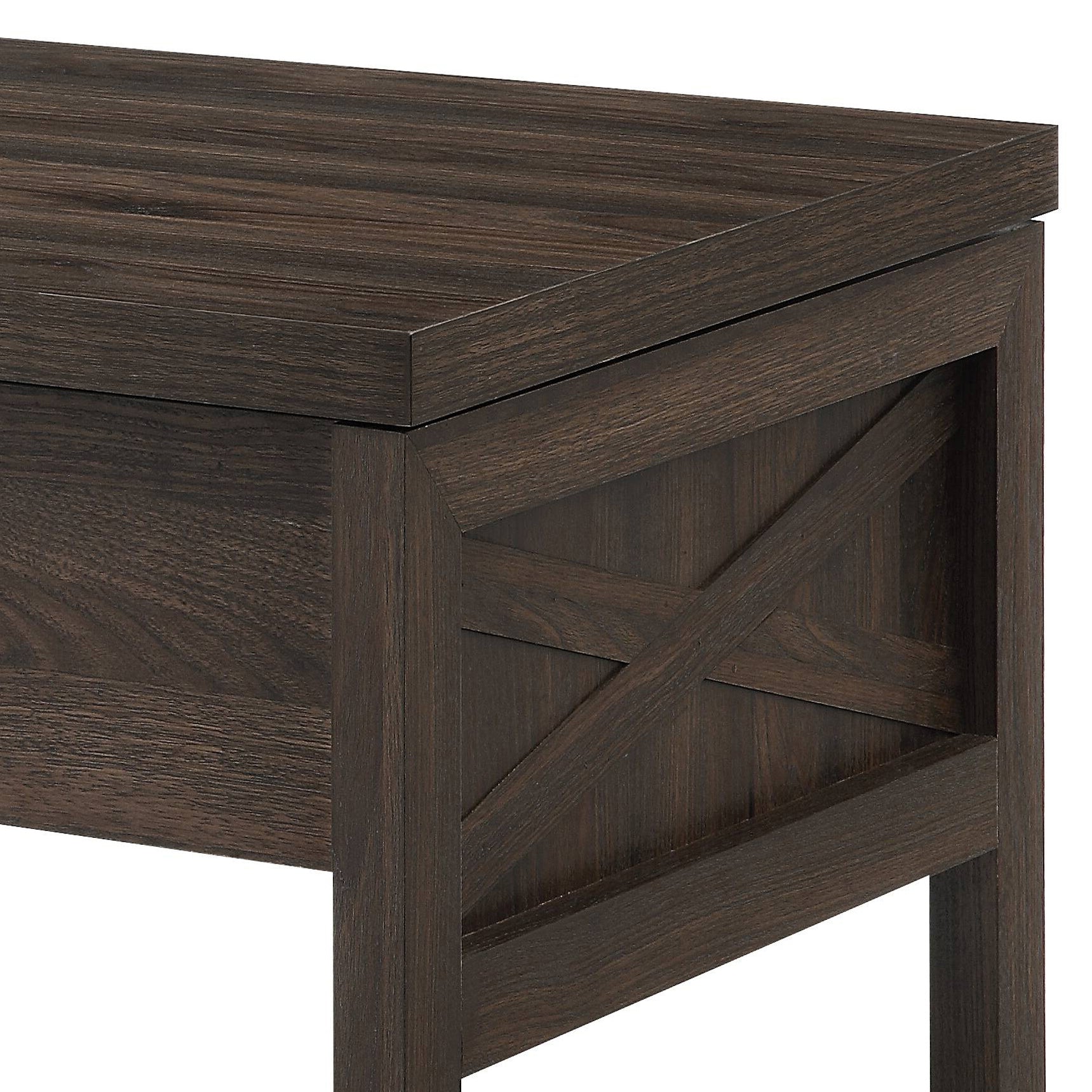 Walnut Coffee Table With Lift Top Walnut Primary Living Space Rectangular Wood Metal