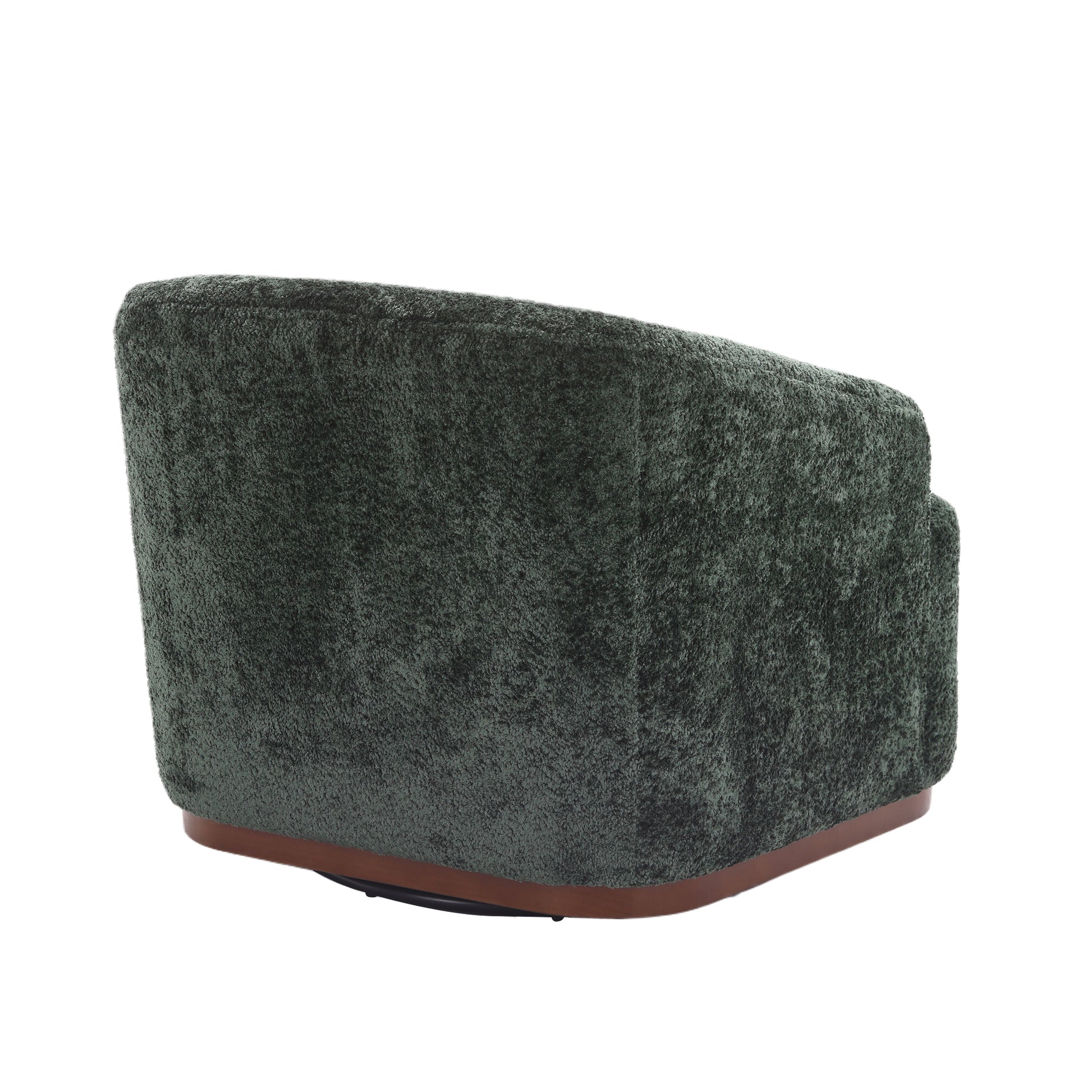 Coolmore Swivel Barrel Chair, Comfy Round Accent Sofa Chair For Living Room, 360 Degree Swivel Barrel Club Chair, Leisure Arm Chair For Nursery, Hotel, Bedroom, Office, Lounge Emerald Boucle Emerald Primary Living Space Foam Boucle
