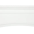 Homcom Modern Fireplace Mantel, Surround Mantels For Fireplace With Decorative Pattern Interior Width 29