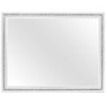 Almera Glitter White Mirror White Rubber Wood