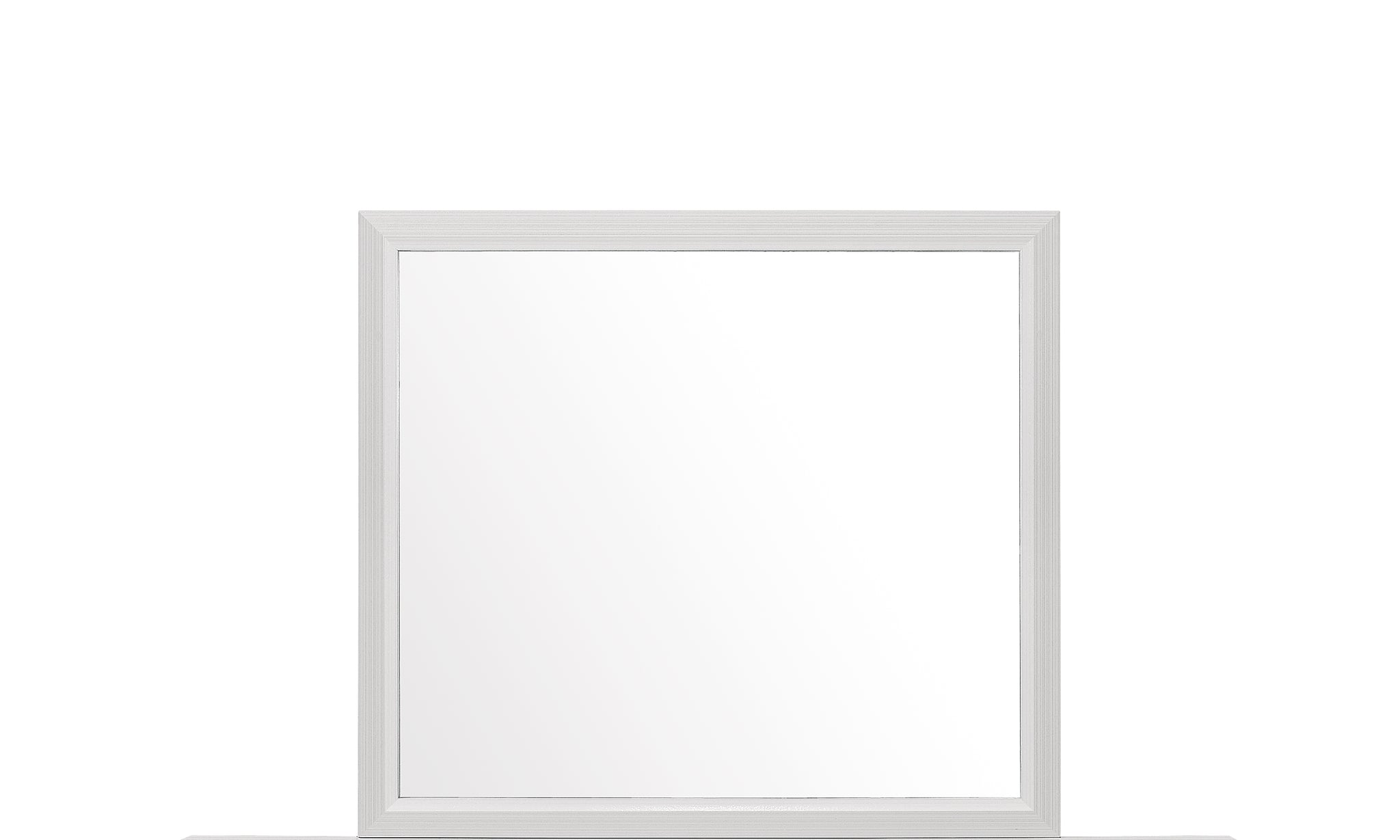 Mirage White Mirror White Rubber Wood