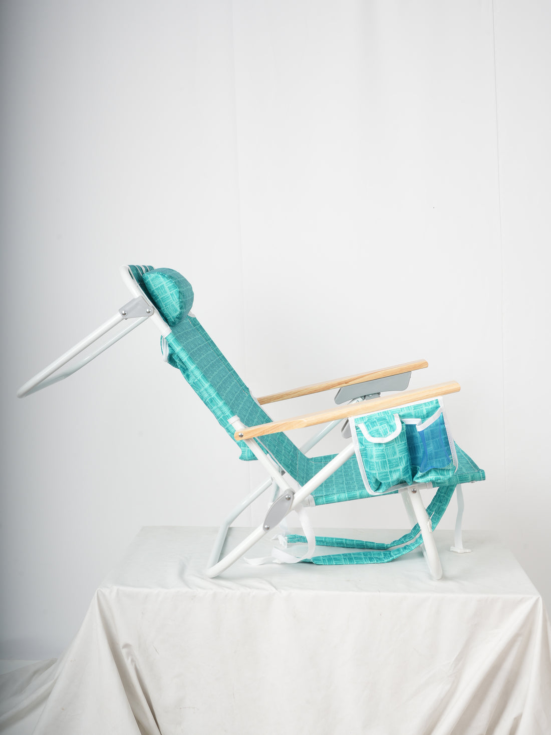 2Pcs Backpack Beach Chairs Backpack Beach Chairs For Adults 5 Position Chair With Pouch Folding Lightweight Positions Back Pack 13 Inch High Multicolor Aluminium