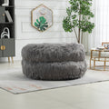 Coolmore Bean Bag Chair, Floor Sofa With Handle,Accent Sofa Chair With Ottoman For Gaming Reading Relaxing Gray Gray Plush