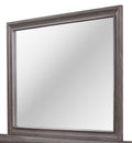 Ryder Sparkle Grey Mirror Gray Solid Wood Mdf