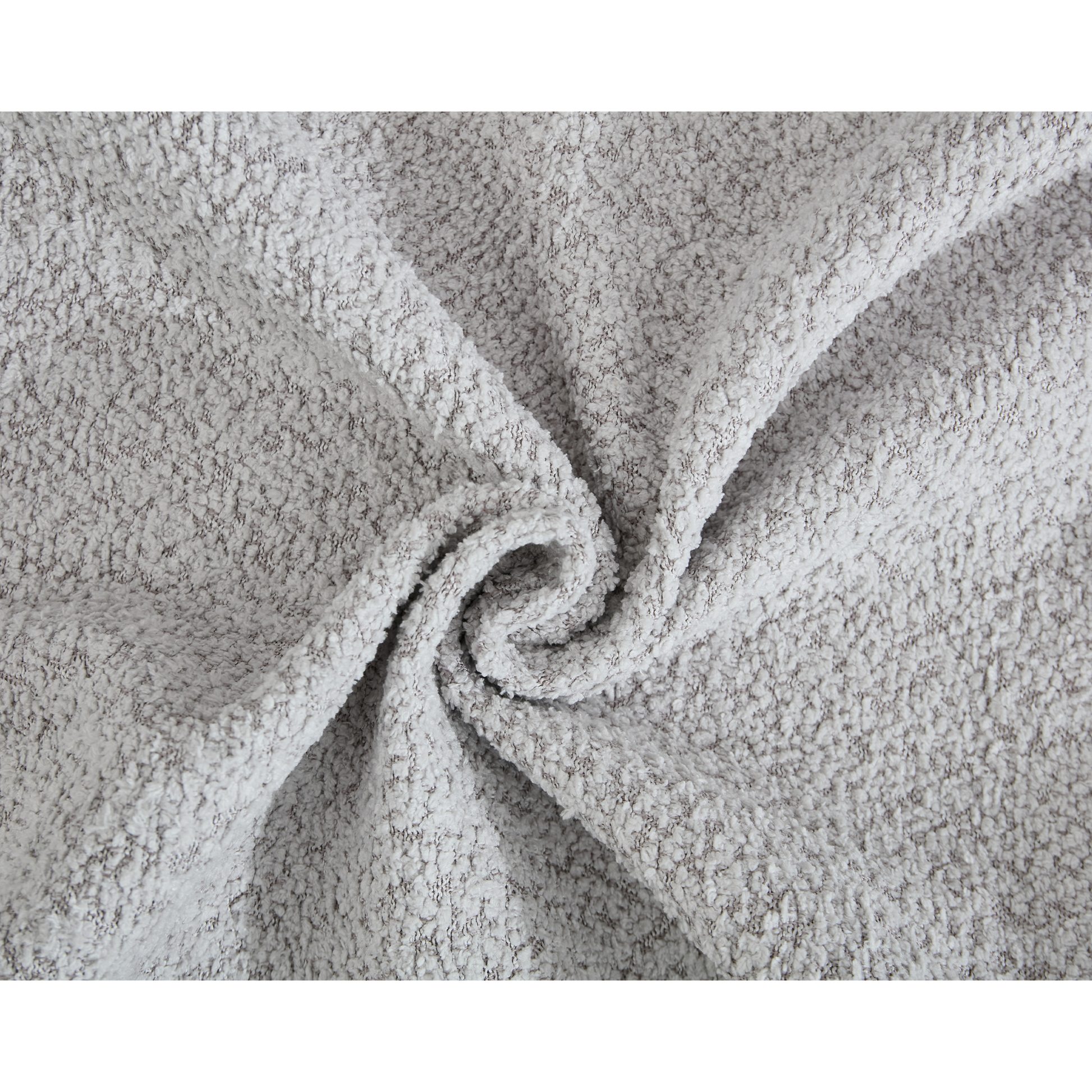 Arrived 2 Piece Boucle Cloud Sofa Set, Upholstered Sofa Set, Modern 3 Seater And 2 Seater Sofa With Mdf End Table For Living Room ,Apartment,3 2 Couch,Boucle, Light Gray Light Gray Polyester Primary Living Space Soft Tight Back Modern Square Arms Foam