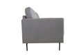 Light Grey Accent Chair With Metal Leg Light Grey Primary Living Space Wood Fabric