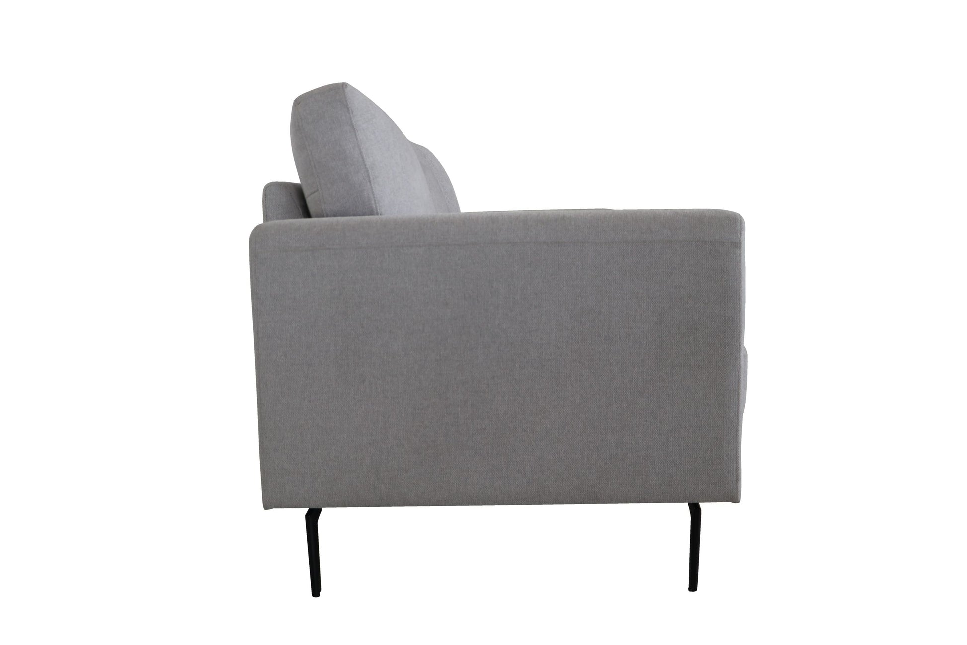 Light Grey Accent Chair With Metal Leg Light Grey Primary Living Space Wood Fabric