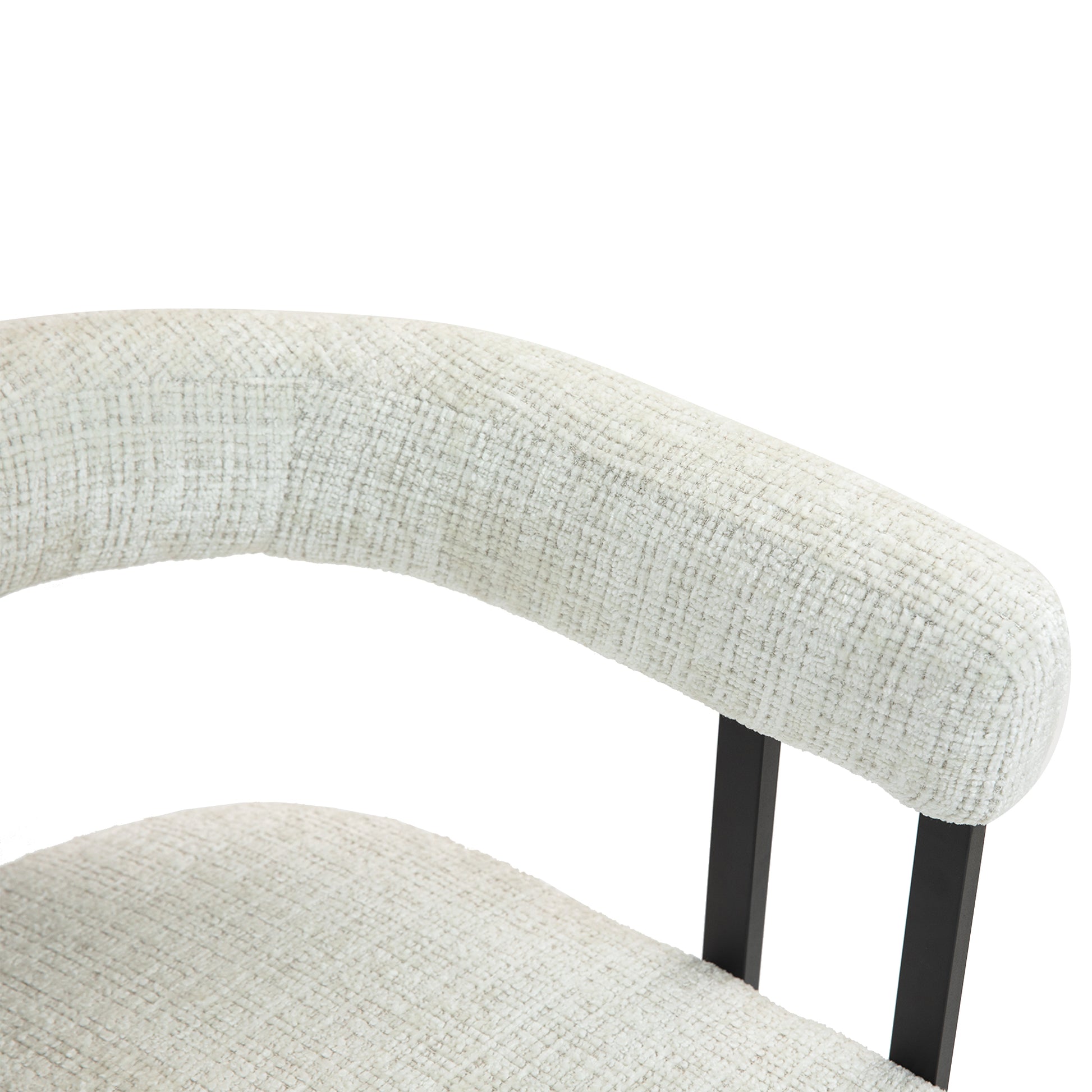 Coolmore Contemporary Designed Chenille Fabric Upholstered Accent Dining Chair Barrel Side Chairs Kitchen Armchair For Living Room Set Of 2 Beige Chenille Beige Dining Room Foam Chenille