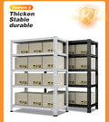 Household Storage Rack, Adjustable Display Rack, Basement Balcony Storage Rack, Carbon Steel Storage Rack, 100Cm * 40Cm * 180Cm, Five Floors White 5 White Etagere Primary Living Space Metal