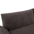 119.5'' 3 Seater Sofa With 2 Storage Unitsfor Living Room, Office, Apartment Gray Polyester 3 Seat