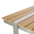 Dining Table, Silver Natural Natural Wood