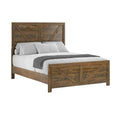 Lisque Brown Queen Bed Queen Brown Solid Wood