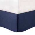 7 Piece Cotton Printed Comforter Set Indigo Queen Queen Indigo Polyester
