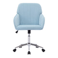 Ty Office Chair Baby Blue Velvet